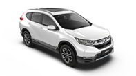 Tříčtvrtinový pohled zpředu na model CR-V