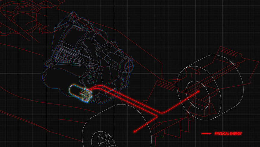 3D CAD model generátoru MGU-K